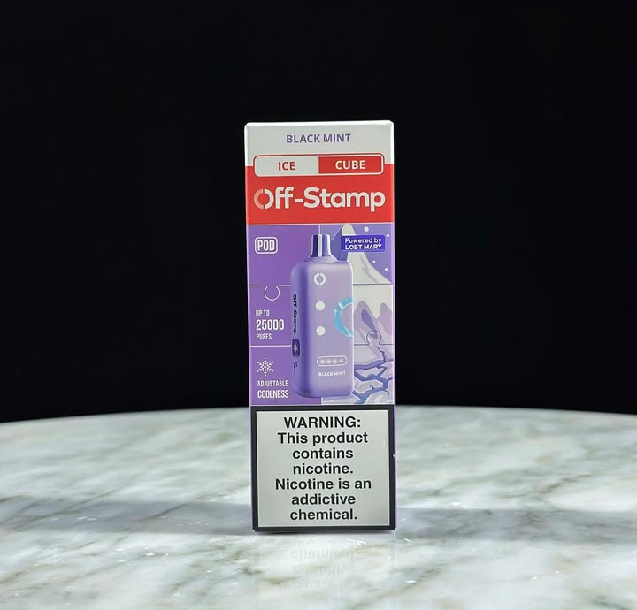 Off-Stamp Black Mint Crystal Cube disposable vape