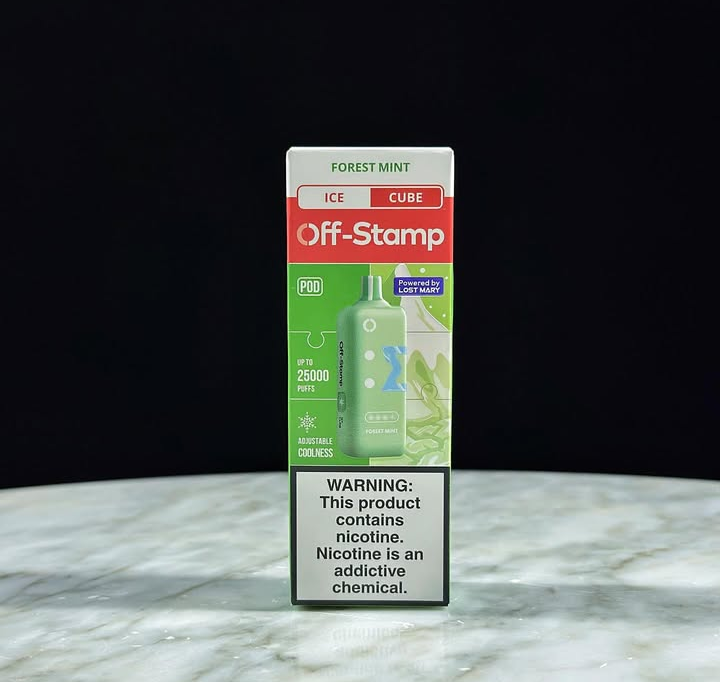 Off-Stamp Forest Mint Crystal Cube disposable vape