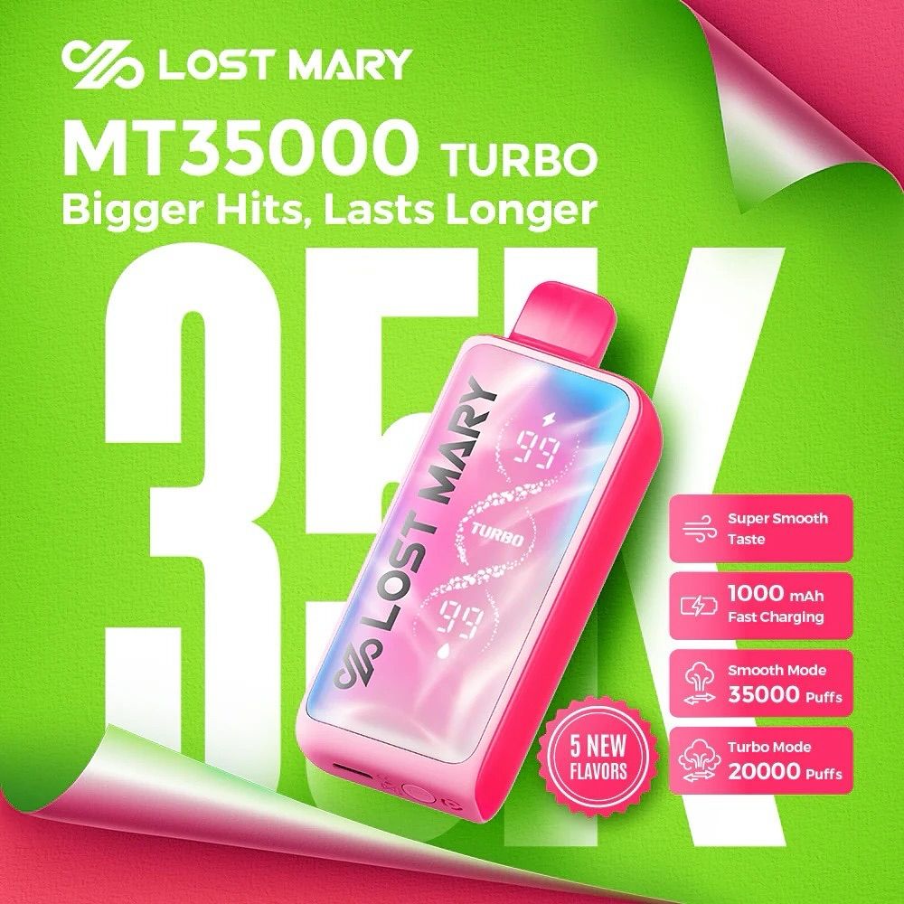 Lost Mary MT35000 Turbo Disposable vapes online for sale