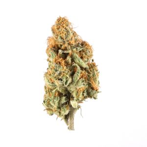Bubba Kush CBD hemp flower dense dark green buds
