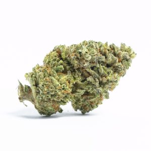 Cherry Wine CBD hemp flower buds with red orange hairs